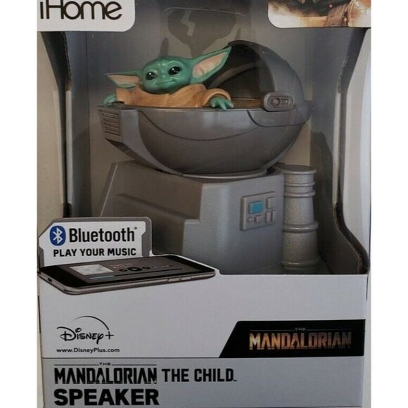 Star Wars The Mandalorian The Child iHome Bluetooth Speaker Baby Yoda - Picture 2 of 5